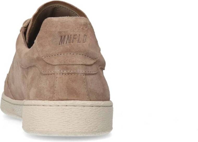 Manfield suède sneakers beige