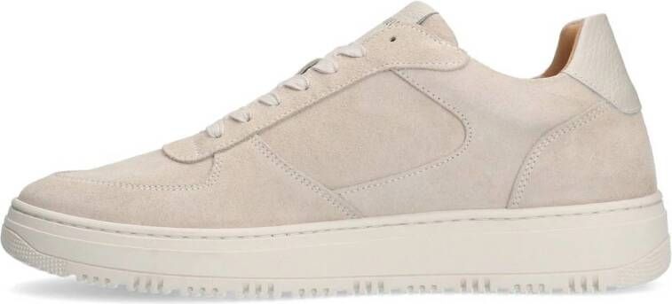 Manfield suède sneakers beige