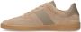 Manfield Heren Beige suède sneakers - Thumbnail 4