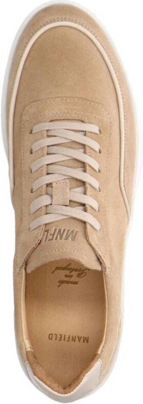 Manfield suède sneakers beige