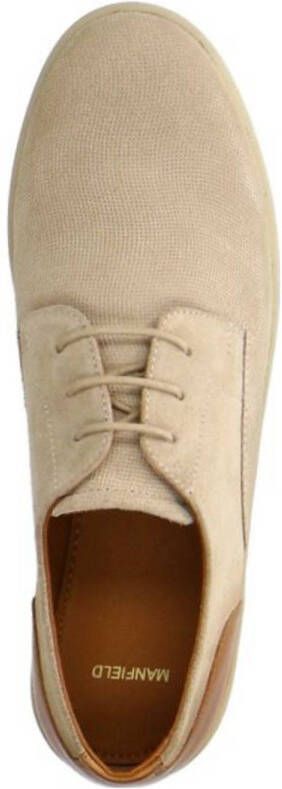 Manfield suède sneakers beige