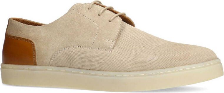 Manfield suède sneakers beige