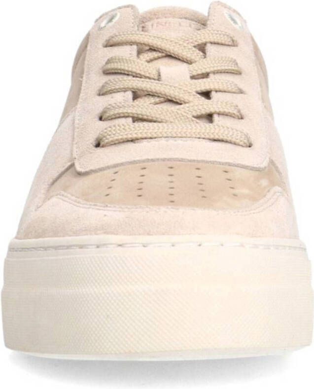 Manfield suède sneakers beige