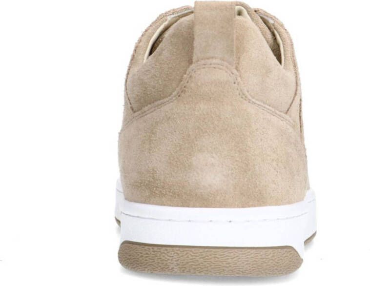 Manfield suède sneakers beige