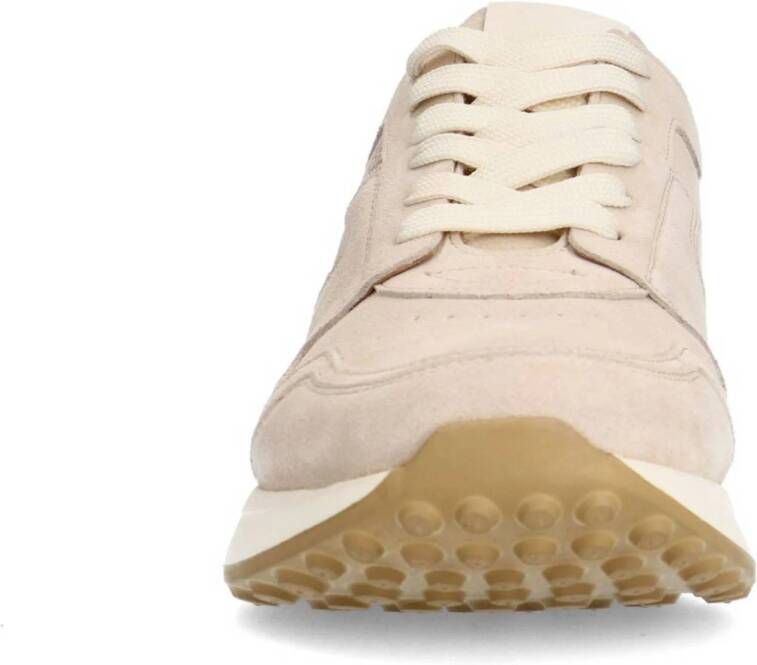 Manfield suède sneakers beige
