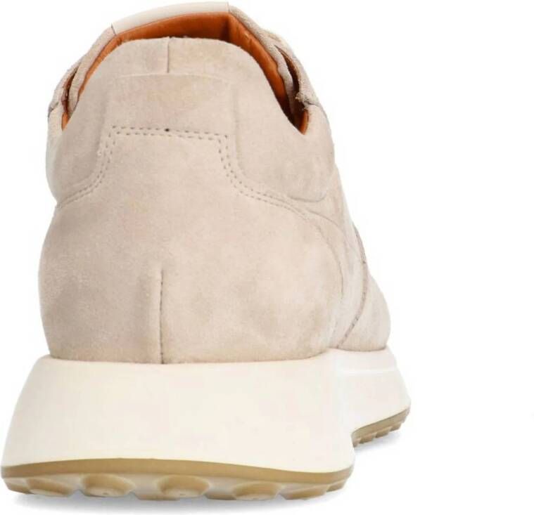 Manfield suède sneakers beige