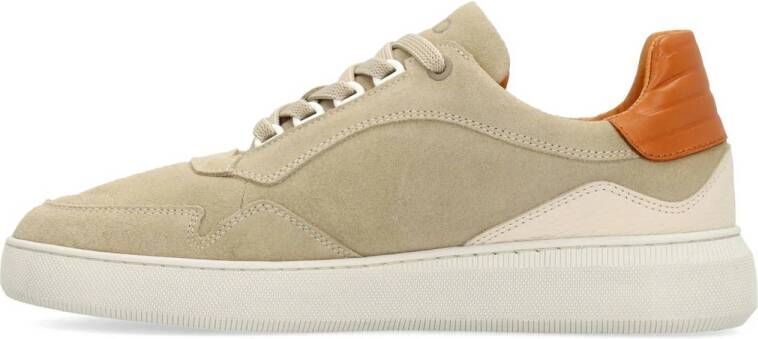 Manfield suède sneakers beige