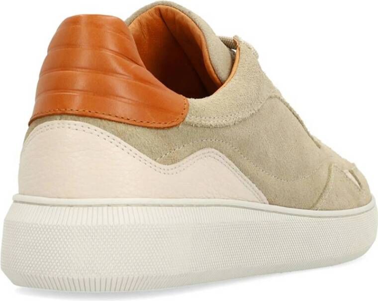 Manfield suède sneakers beige