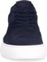 Manfield suède sneakers donkerblauw - Thumbnail 4