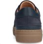 Manfield Heren Blauwe suède sneakers - Thumbnail 4