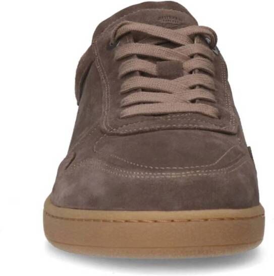 Manfield suède sneakers taupe