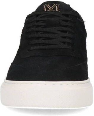 Manfield suède sneakers zwart