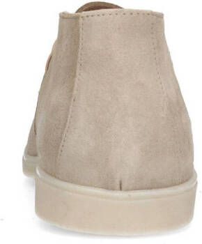 Manfield suède veterboots beige