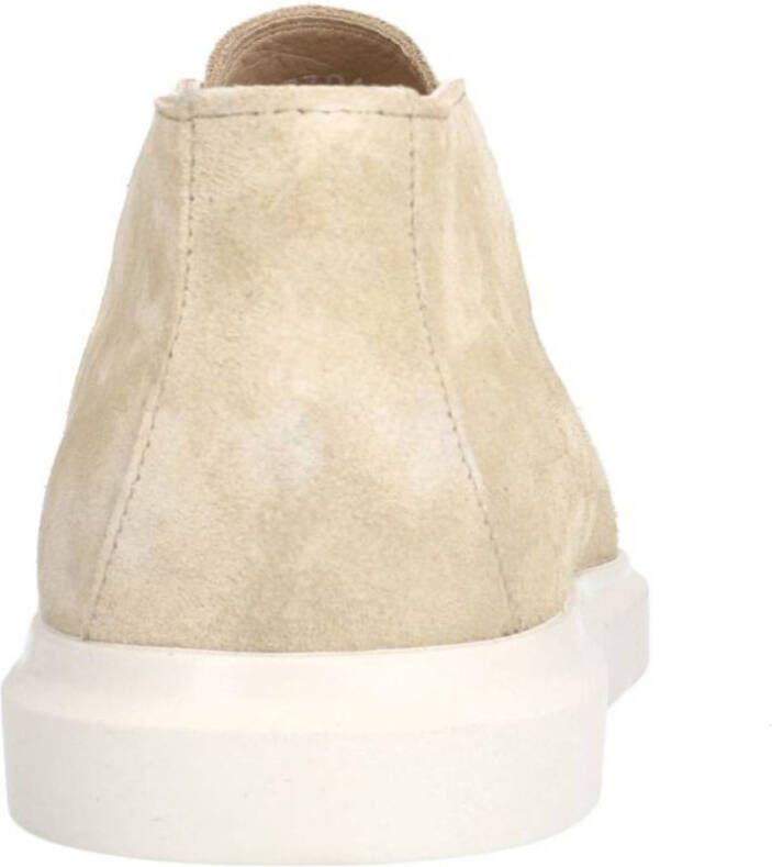 Manfield suède veterboots beige