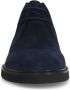 Manfield suède veterboots donkerblauw - Thumbnail 5