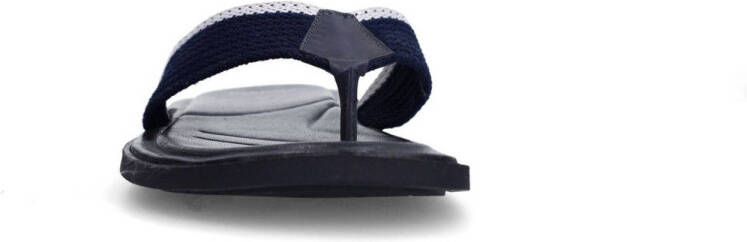 Manfield teenslippers blauw