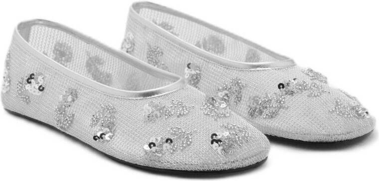 Mango ballerina's zilver
