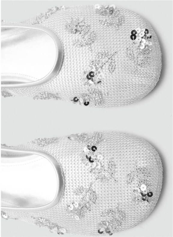 Mango ballerina's zilver