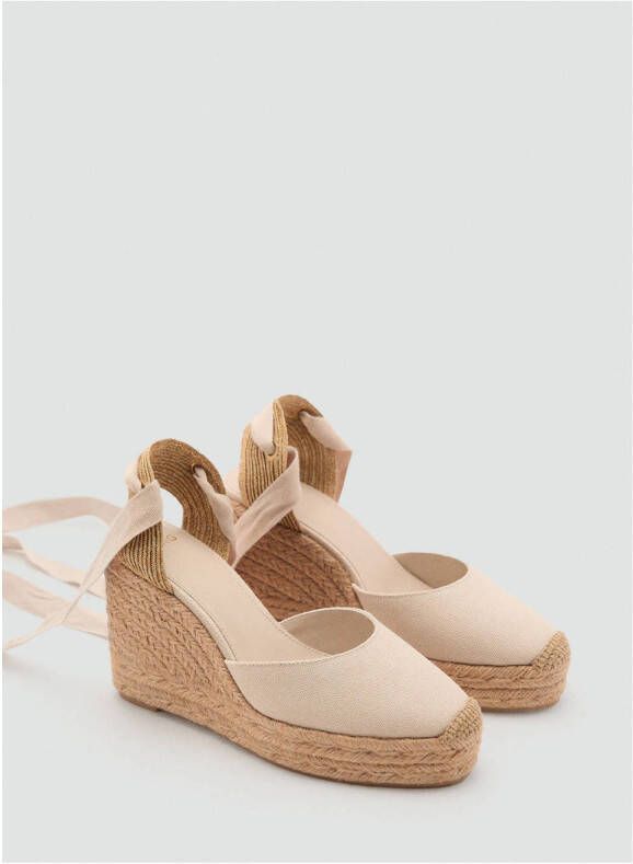 Mango espadrilles beige