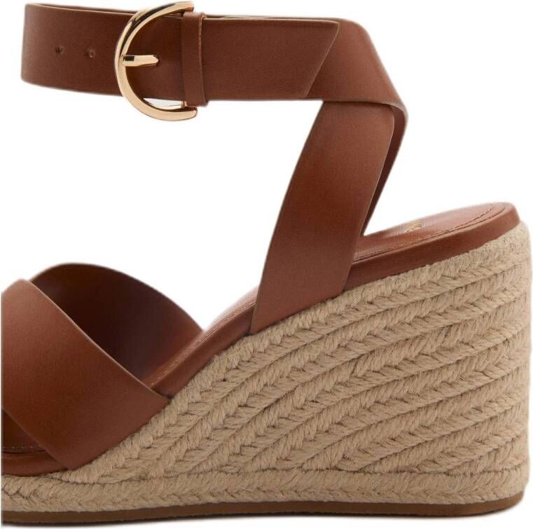 Mango espadrilles bruin