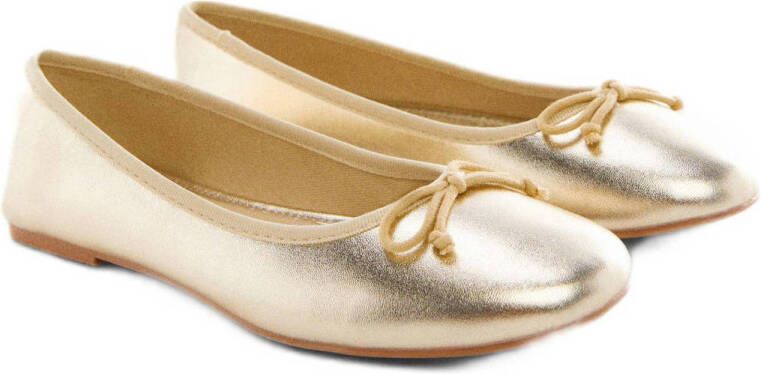 Mango Kids ballerina's goud metallic