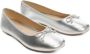 Mango Kids ballerina's zilver Meisjes Imitatieleer Effen 31 - Thumbnail 4