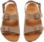 Mango Kids leren sandalen beige Jongens Leer Effen 31 - Thumbnail 4