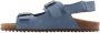 Mango Kids leren sandalen blauw - Thumbnail 2