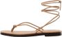 Mango Kids leren sandalen bruin Jongens Leer Effen 35 - Thumbnail 3