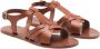 Mango Kids leren sandalen cognac - Thumbnail 2
