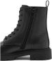 Mango Kids leren veterboots zwart - Thumbnail 3