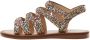 Mango Kids sandalen cognac Meisjes Imitatieleer All over print 21(12 8cm) - Thumbnail 3