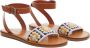 Mango Kids sandalen cognac Bruin Meisjes Imitatieleer All over print 29 - Thumbnail 4