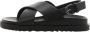 Mango Kids sandalen zwart Meisjes Imitatieleer 21(12 8cm) - Thumbnail 3
