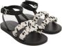 Mango Kids sandalen zwart wit Meisjes Imitatieleer Meerkleurig 22(13 5cm) - Thumbnail 3