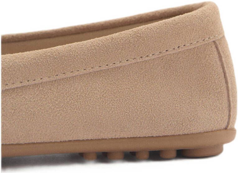 Mango Kids suède mocassins camel
