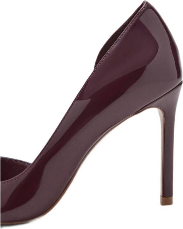 Mango lak pumps bordeaux