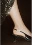 Mango lak slingback pumps zwart - Thumbnail 2