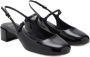 Mango lak slingback pumps zwart - Thumbnail 3