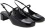 Mango lak slingback pumps zwart - Thumbnail 3