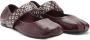 Mango lakleren ballerina's bordeaux - Thumbnail 3