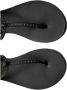 Mango leren sandalen zwart - Thumbnail 4