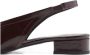 Mango leren slingback loafers bordeaux - Thumbnail 3