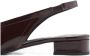 Mango leren slingback loafers bordeaux - Thumbnail 3