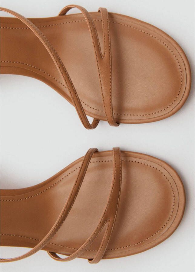 Mango sandalettes bruin