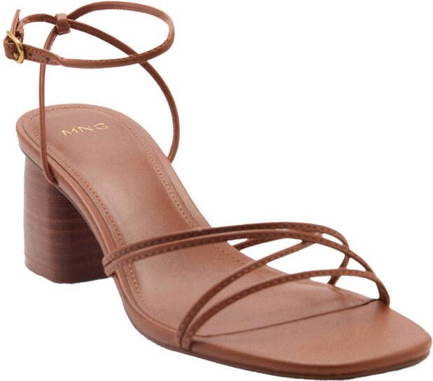 Mango sandalettes cognac