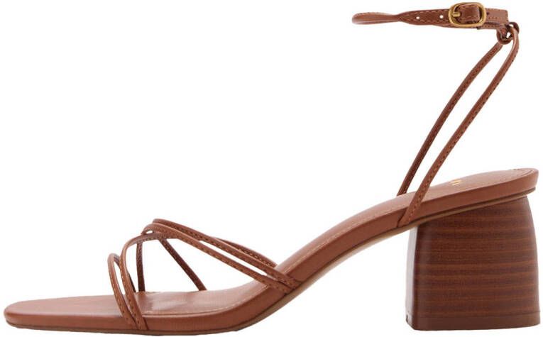 Mango sandalettes cognac