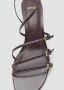 Mango sandalettes donkerbruin - Thumbnail 2