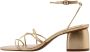 Mango sandalettes goud - Thumbnail 2