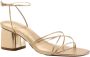 Mango sandalettes goud - Thumbnail 3